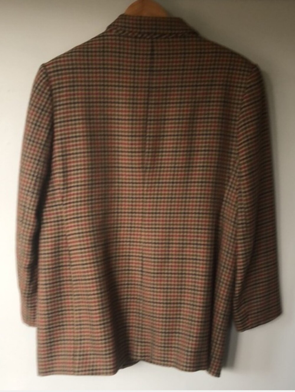 Vintage oversized wool houndstooth blazer - Picture 9 of 9